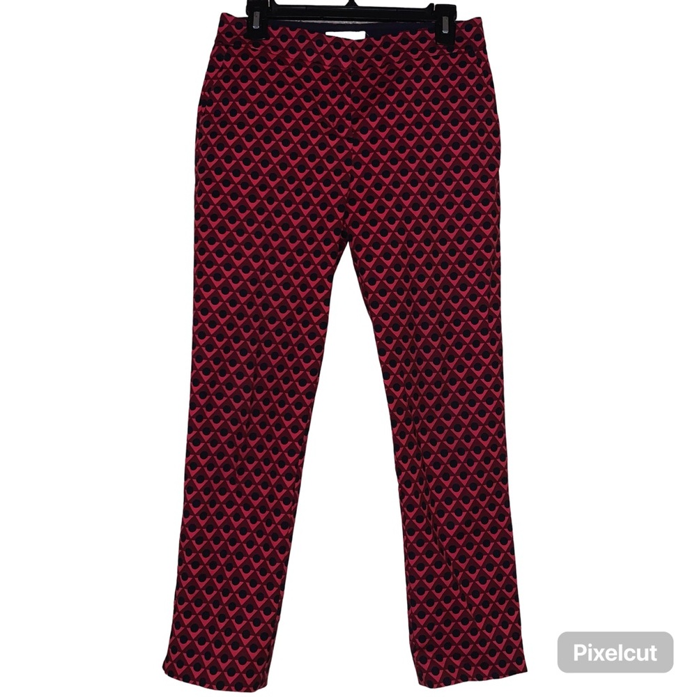 Boden Cotton Pink and Blue Pants Size 6
